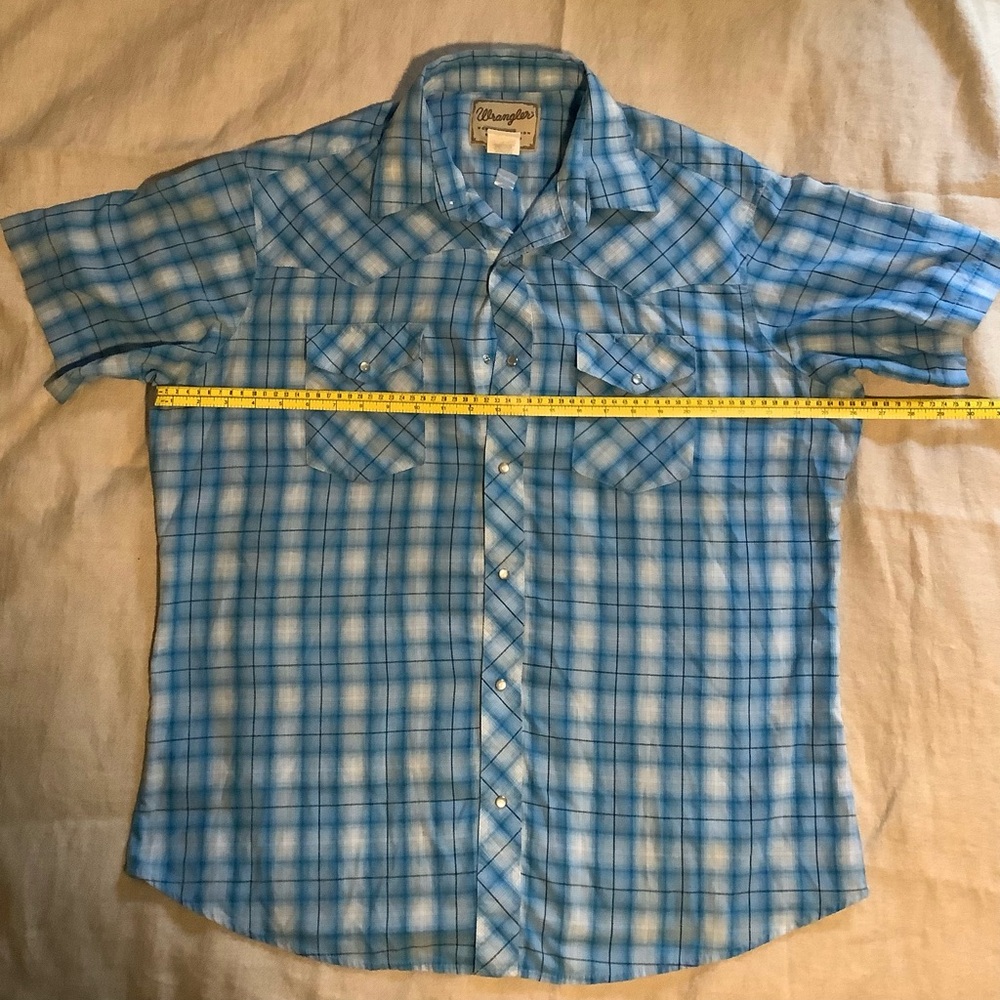 Vintage Wrangler pearl button shirt